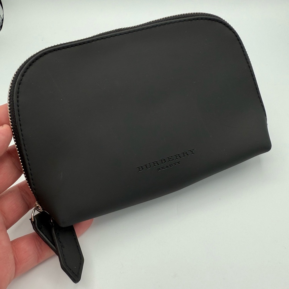 Burberry Beauty Black PVC Cosmetic Bag